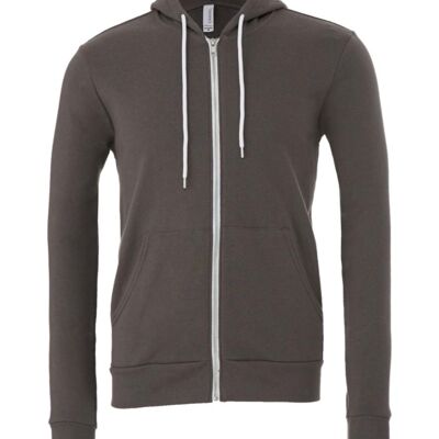 Canvas Unisex Full Zip Hoodie Thumbnail