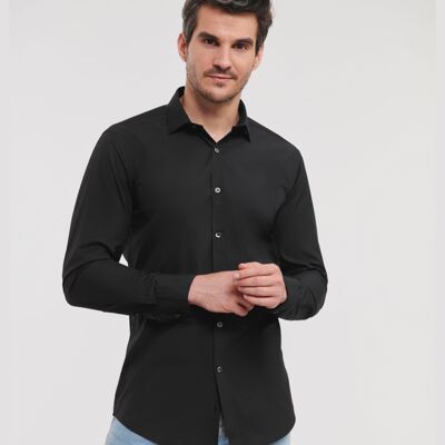 Russell Athletic Collection Long Sleeve Ultimate Stretch Shirt Thumbnail