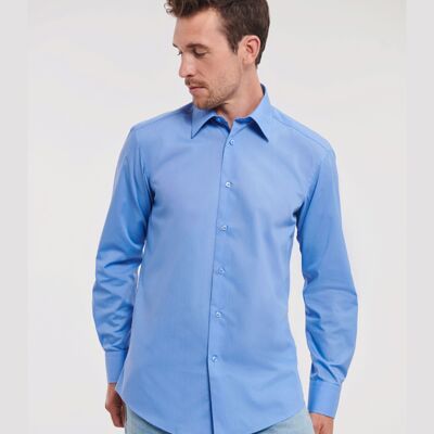 Russell Athletic Collection Long Sleeve Tailored Poplin Shirt Thumbnail