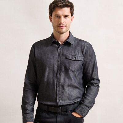 Jeans stitch denim shirt Thumbnail