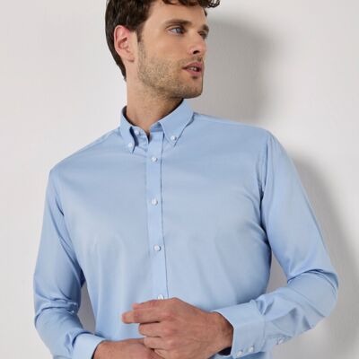 Stretch Oxford shirt long-sleeved (slim fit) Thumbnail