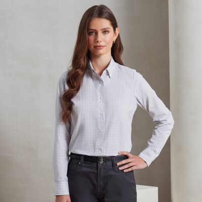 Women's Maxton check long sleeve shirt Thumbnail