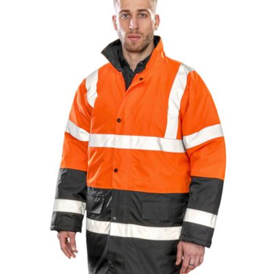 Motorway two-tone safety coat Thumbnail