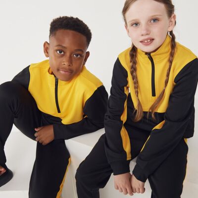 Kids ¼-tracksuit top. Thumbnail