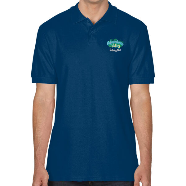 ADVENTURE VALLEY HOLIDAY C - SOFTSTYLE adult double piqué polo Thumbnail